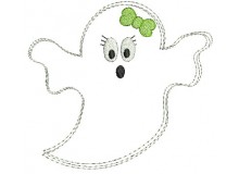 Stickdatei - Halloween Doodle Mrs. Spooky